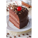 bolo de chocolate de festa Cristo Rei