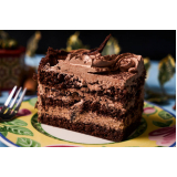 valor de bolo de chocolate para festa simples Orleans